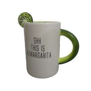 SHH This is a Margarita Lime Funny Drinking Quotes Coffee Tea Gift Ceramic Mug